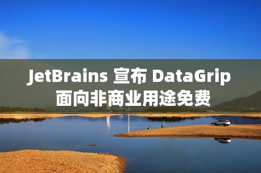 JetBrains 宣布 DataGrip 面向非商业用途免费