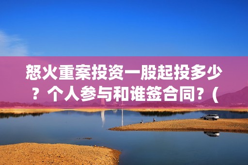 怒火重案投资一股起投多少？个人参与和谁签合同？(怒火重案斥资多少)