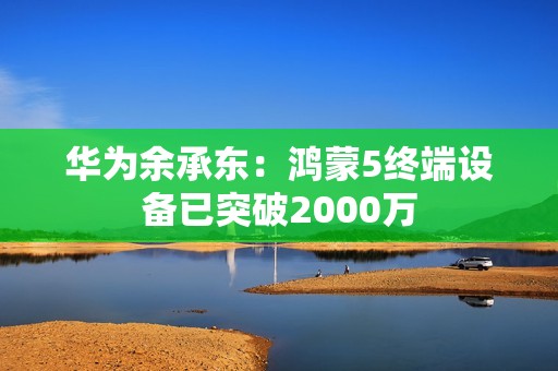 华为余承东：鸿蒙5终端设备已突破2000万