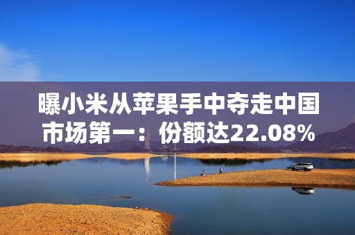曝小米从苹果手中夺走中国市场第一：份额达22.08%