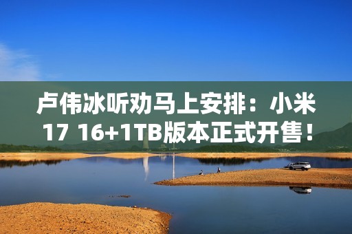 卢伟冰听劝马上安排：小米17 16+1TB版本正式开售！5299元四色可选