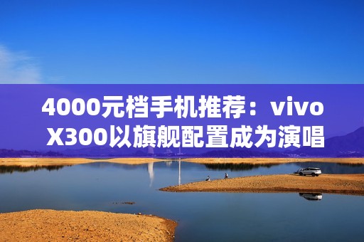 4000元档手机推荐：vivo X300以旗舰配置成为演唱会、旅拍人像神器