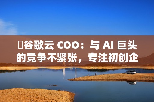 ​谷歌云 COO：与 AI 巨头的竞争不紧张，专注初创企业发展