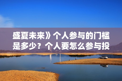 盛夏未来》个人参与的门槛是多少？个人要怎么参与投资？(盛夏未来哦)