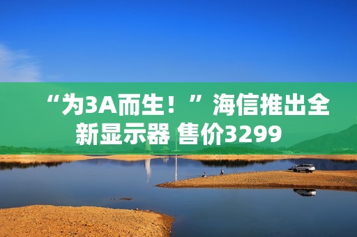 “为3A而生！”海信推出全新显示器 售价3299