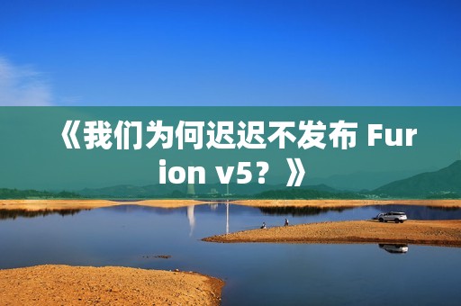 《我们为何迟迟不发布 Furion v5？》