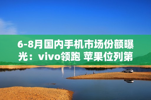 6-8月国内手机市场份额曝光：vivo领跑 苹果位列第六