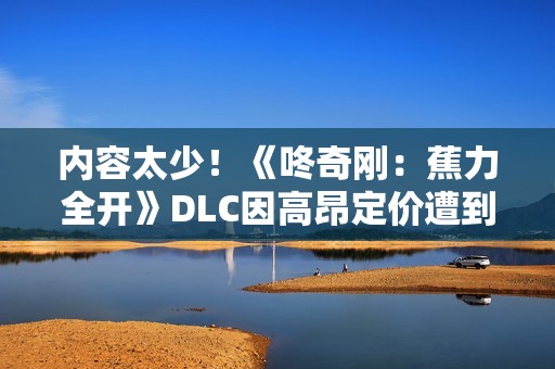 内容太少！《咚奇刚：蕉力全开》DLC因高昂定价遭到玩家批评