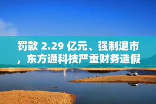 罚款 2.29 亿元、强制退市，东方通科技严重财务造假
