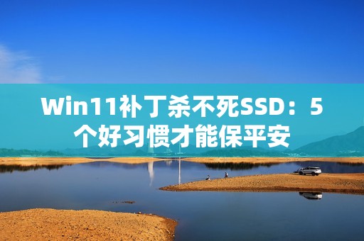 Win11补丁杀不死SSD：5个好习惯才能保平安