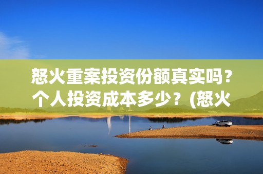 怒火重案投资份额真实吗？个人投资成本多少？(怒火重案投资的风险在哪里?)