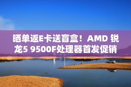 晒单返E卡送盲盒！AMD 锐龙5 9500F处理器首发促销中