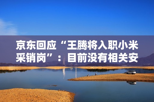 京东回应“王腾将入职小米采销岗”：目前没有相关安排和计划