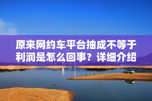 原来网约车平台抽成不等于利润是怎么回事？详细介绍
