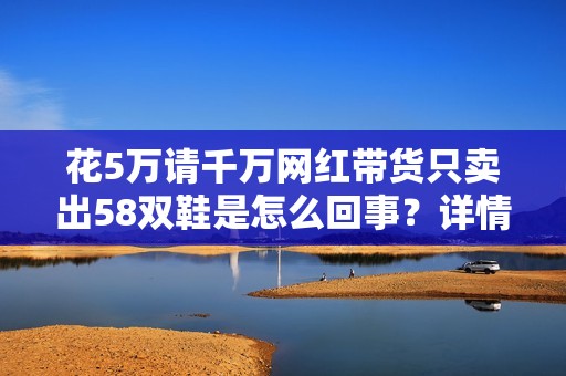 花5万请千万网红带货只卖出58双鞋是怎么回事？详情介绍