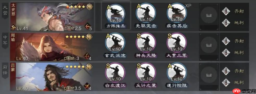 太史慈周泰鲁肃弓兵体系：平民玩家的猛虎咆哮流