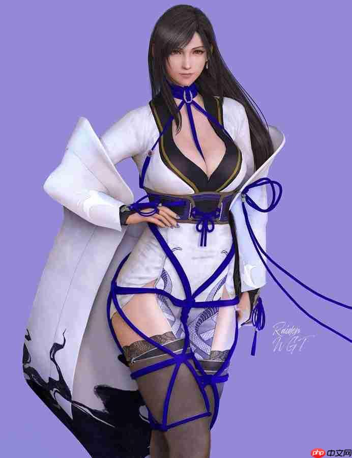 《最终幻想7》蒂法新3D美图 性感诱惑让人难把持