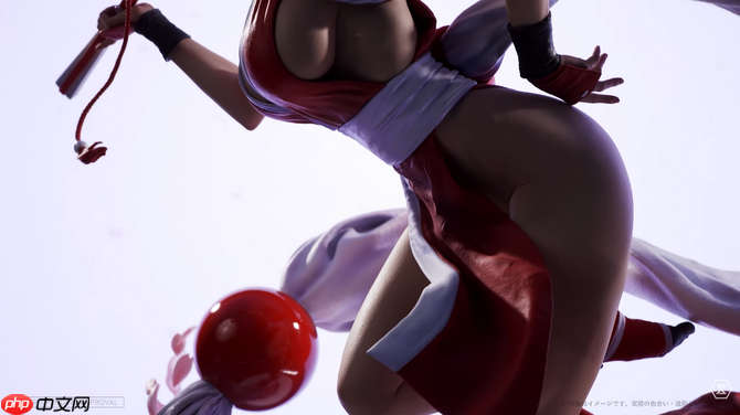 《拳皇98》版不知火舞最新雕像公开 性感无双背部压力巨大