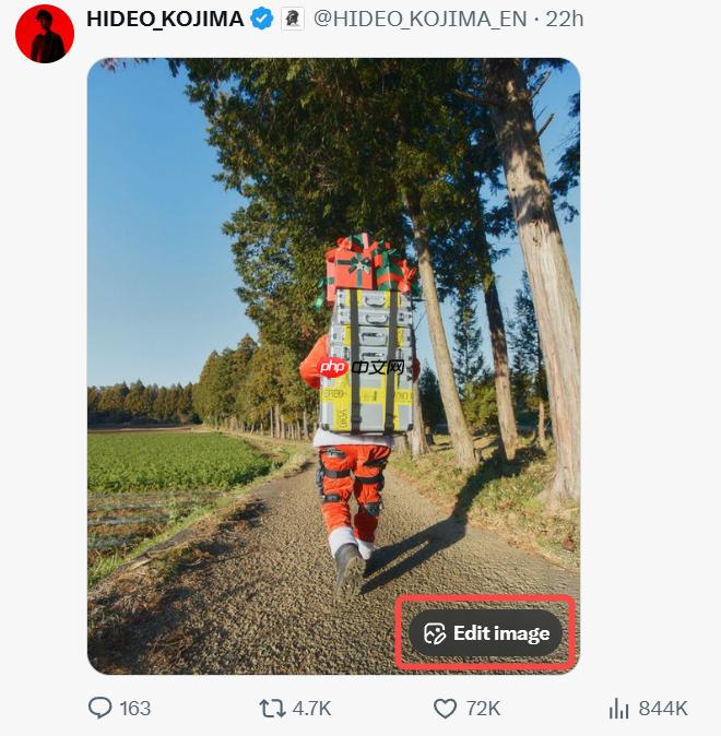 X 上线基于 Grok 模型的“AI 图片编辑”功能