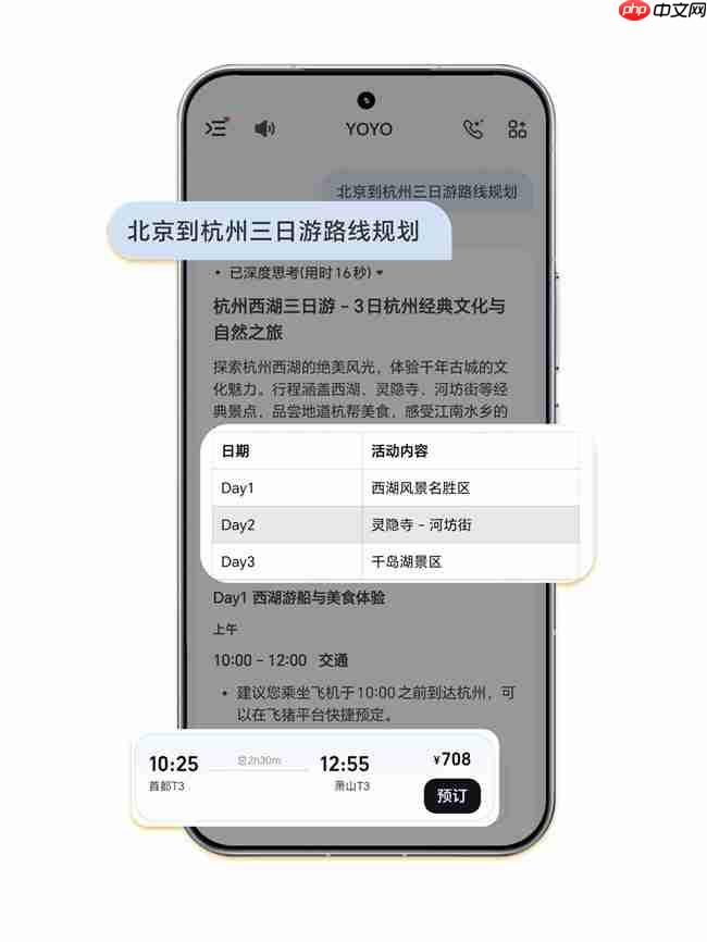 你的AI旅行向导：YOYO智能体携手飞猪旅行，打造有温度的智慧旅行体验