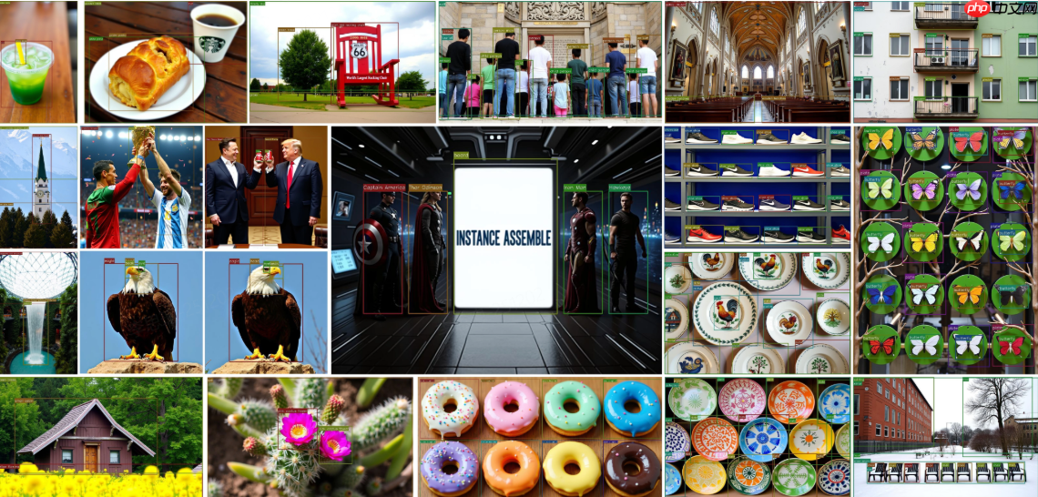 小红书 AIGC 团队提出布局控制生成新算法 InstanceAssemble