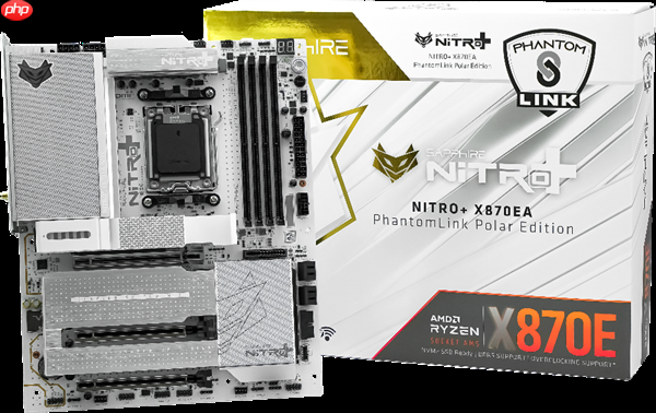 NITRO+氮动极光特别版与钛色版X870E旗舰主板强势上新 创新背插技术赋能极致游戏体验