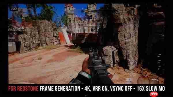 AMD FSR Redstone卡顿不是错觉！实测存在画面延迟、不稳定情况