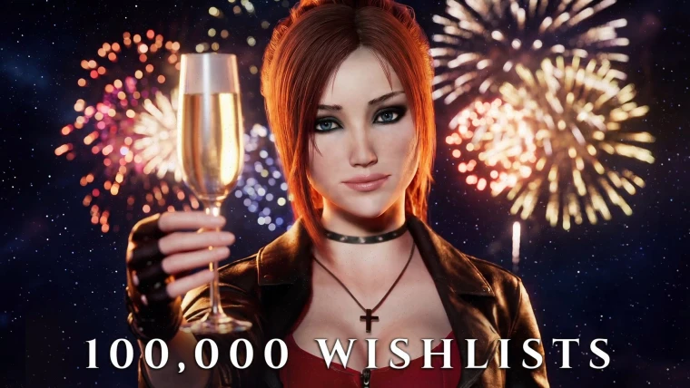 渔网袜美女恐怖游戏《阈限点》愿望单破十万！明年初试玩