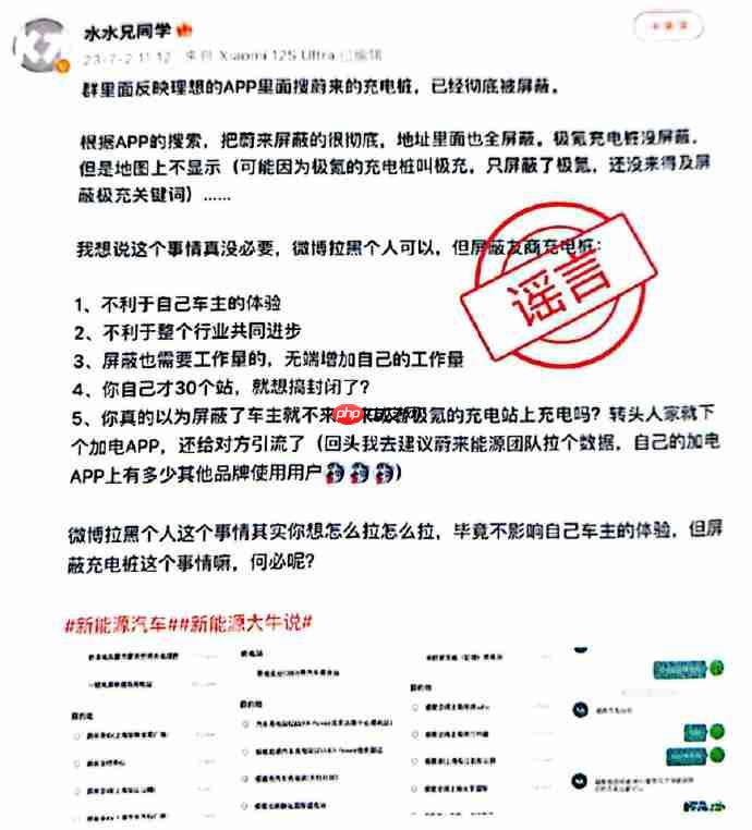 恶意抹黑诋毁企业、散布涉企虚假信息，微博公告多名汽车领域 KOL 禁言
