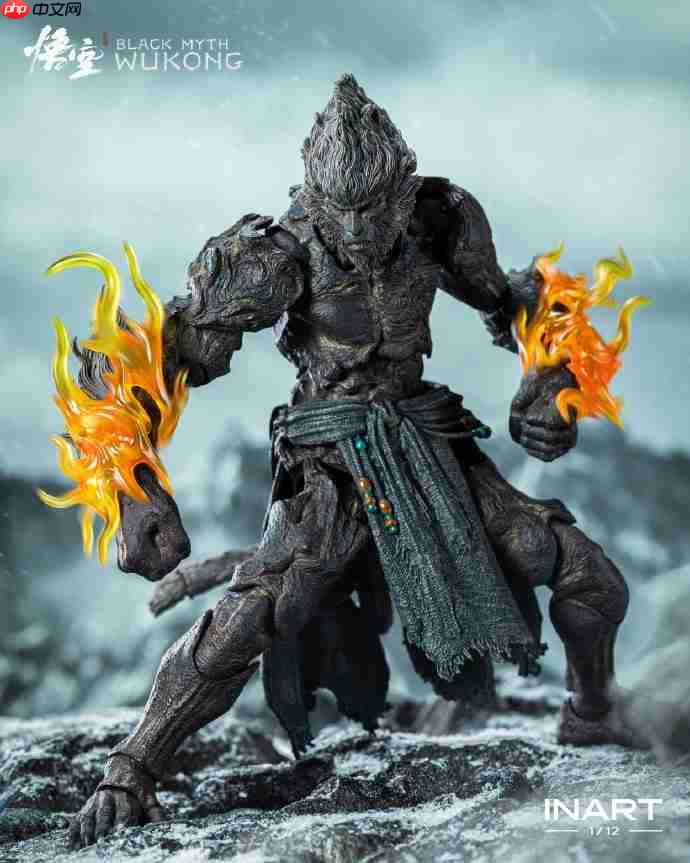 昆仑顶上柱擎天！《黑神话：悟空》石猿手办即将开订