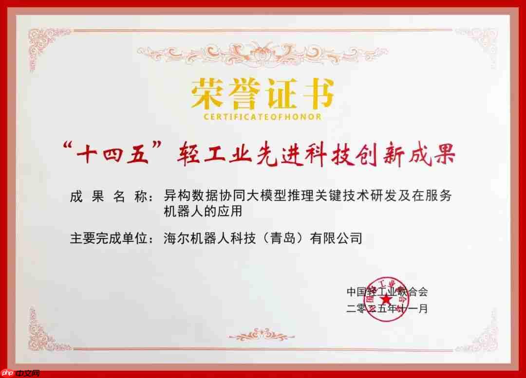 行业最多！海尔3项科技成果入选“十四五”重点项目