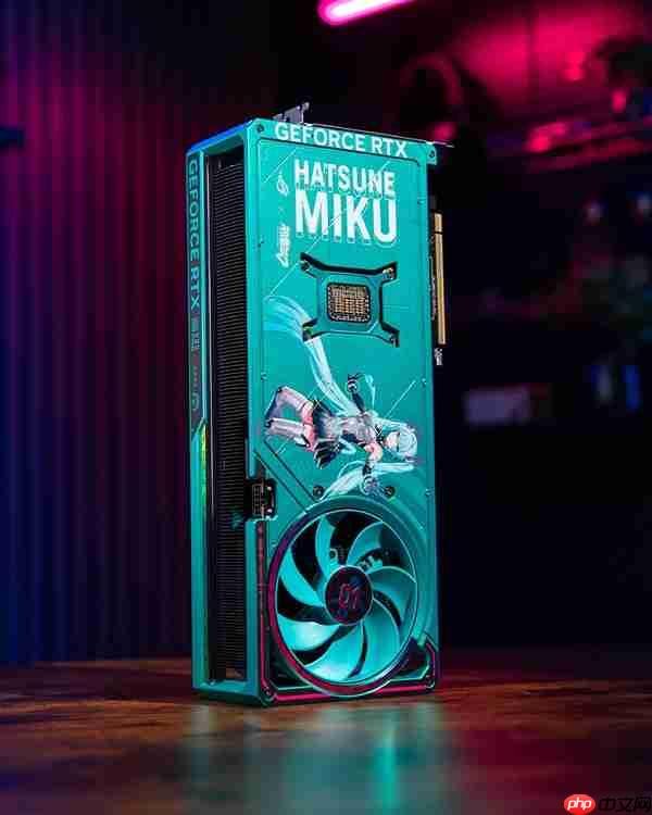 电竞信仰兼顾实力！ROG夜神RTX5080 RO姬x初音未来版显卡