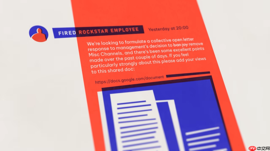 R星解雇34名员工内部消息曝光！ 仅因讨论工作政策