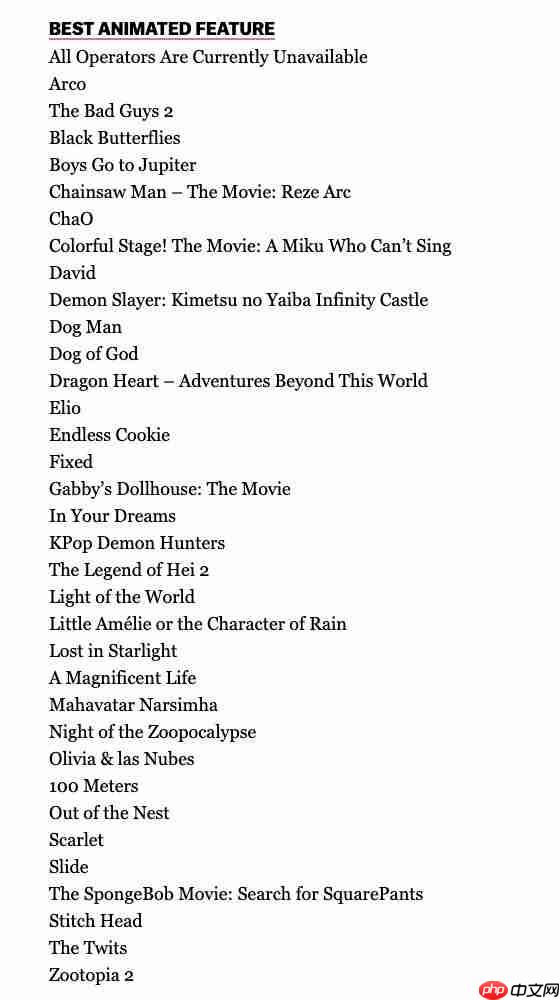 《哪吒 2》不参评 2026 年第 98 届奥斯卡最佳动画长片奖