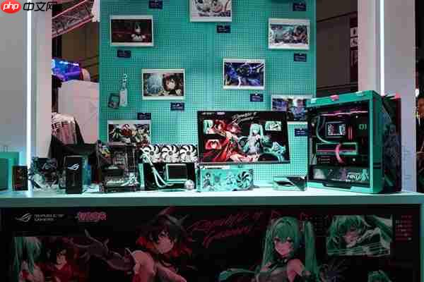 二次元与性能信仰碰撞!ROG夜神RTX5080 RO姬x初音未来版显卡