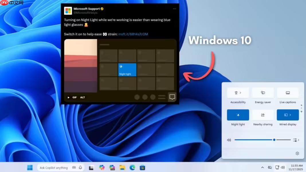 微软官方使用 Windows 10 界面演示 Windows 11 功能