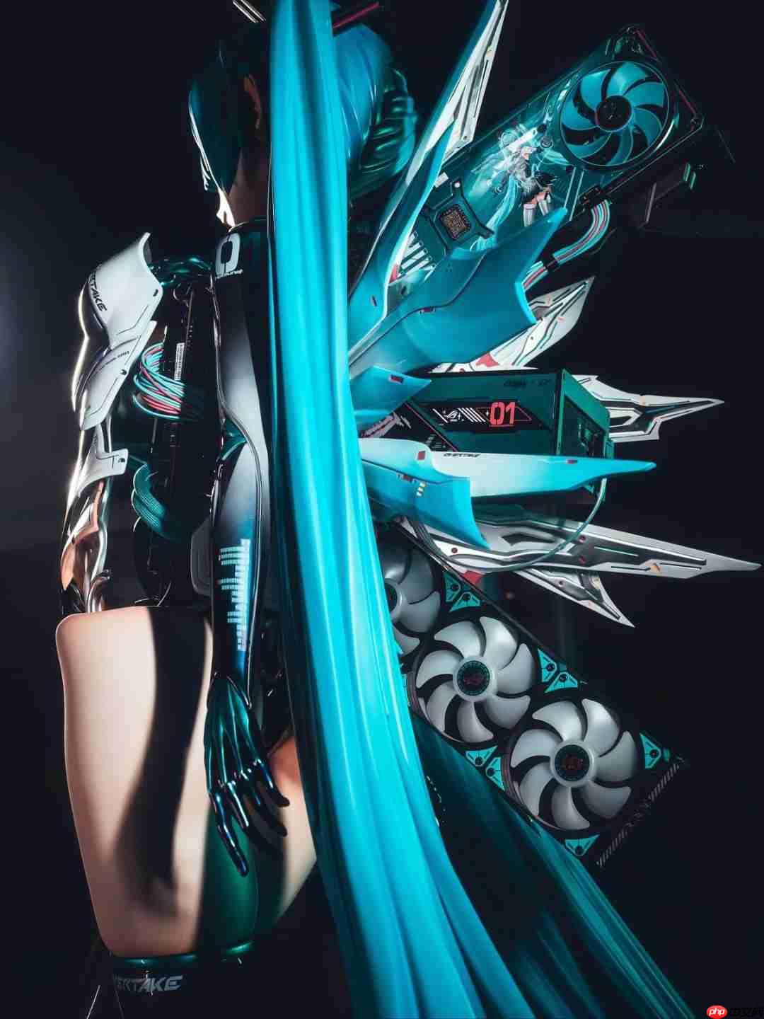 全球首台初音未来人形造型电竞主机 栩栩如生！