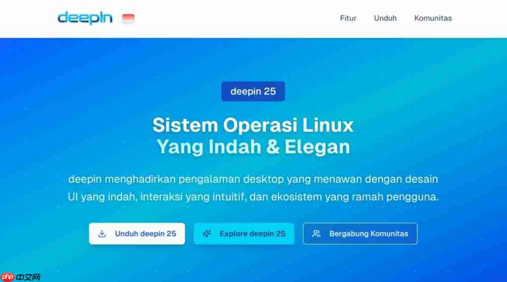deepin 全球社区版图再添新成员，印度尼西亚站点正式上线