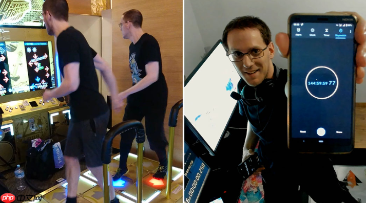 老外玩家刷新游戏马拉松新吉尼斯记录 连续6天跳《劲舞革命》