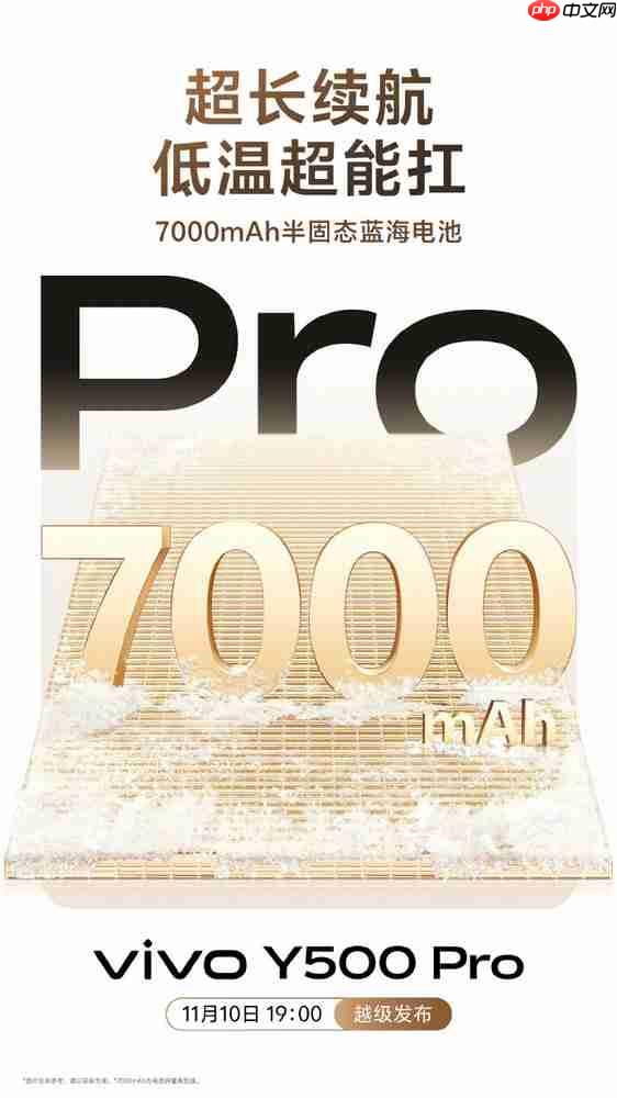 vivo Y500 Pro明日正式发布 2亿超清晰国民小旗舰