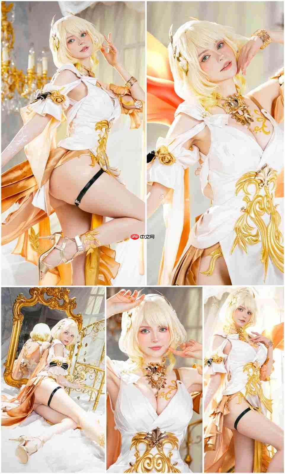 又大又白！艾什莉体模Cos《妮姬》莉贝雷利奥