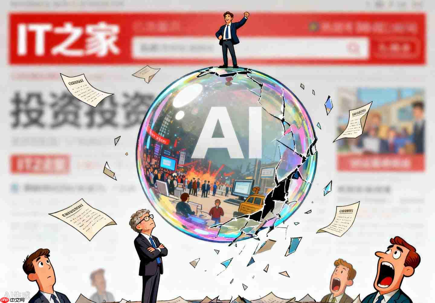 微软创始人比尔・盖茨：AI 行业正处于泡沫时期，大量投资将成坏账