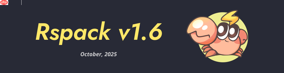 Rust 前端打包工具 Rspack 1.6 发布