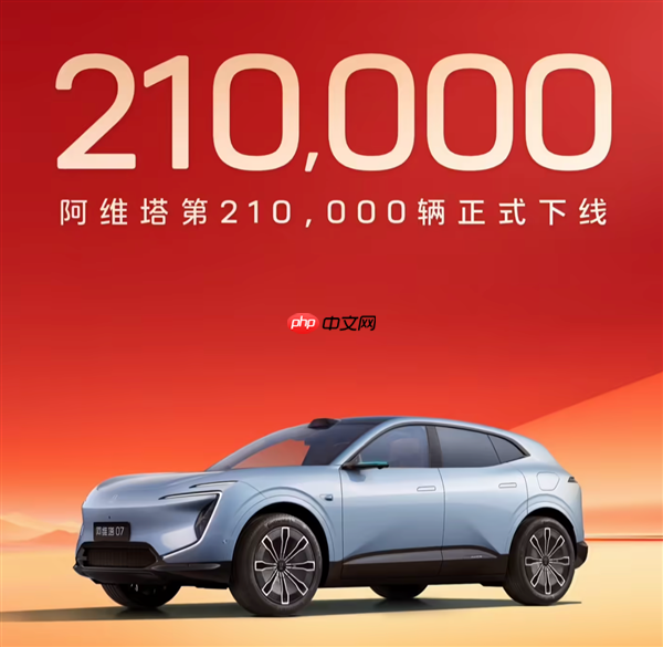 长安+华为+宁德时代发力！阿维塔21万辆整车下线 连续7月销量破万