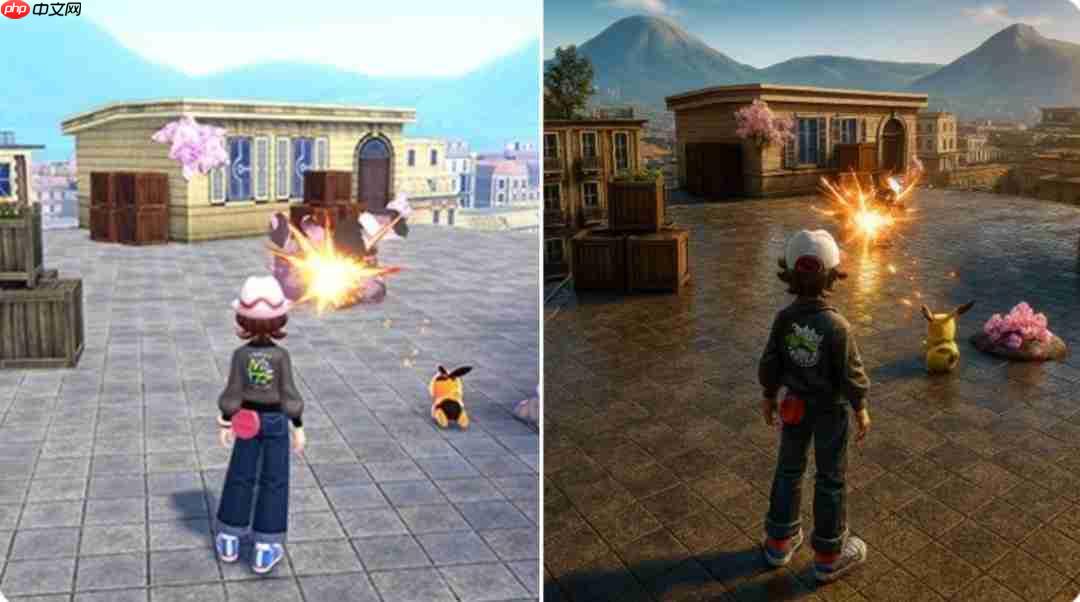 这不是我们想要的！ 网友ai真实化《宝可梦z-a》画面反遭嘲讽