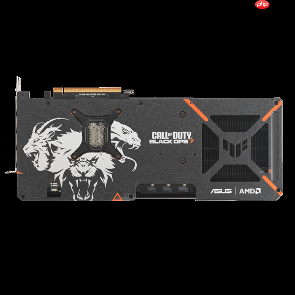 全球仅1000块！华硕推出9070 XT《使命召唤：黑色行动7》限量显卡