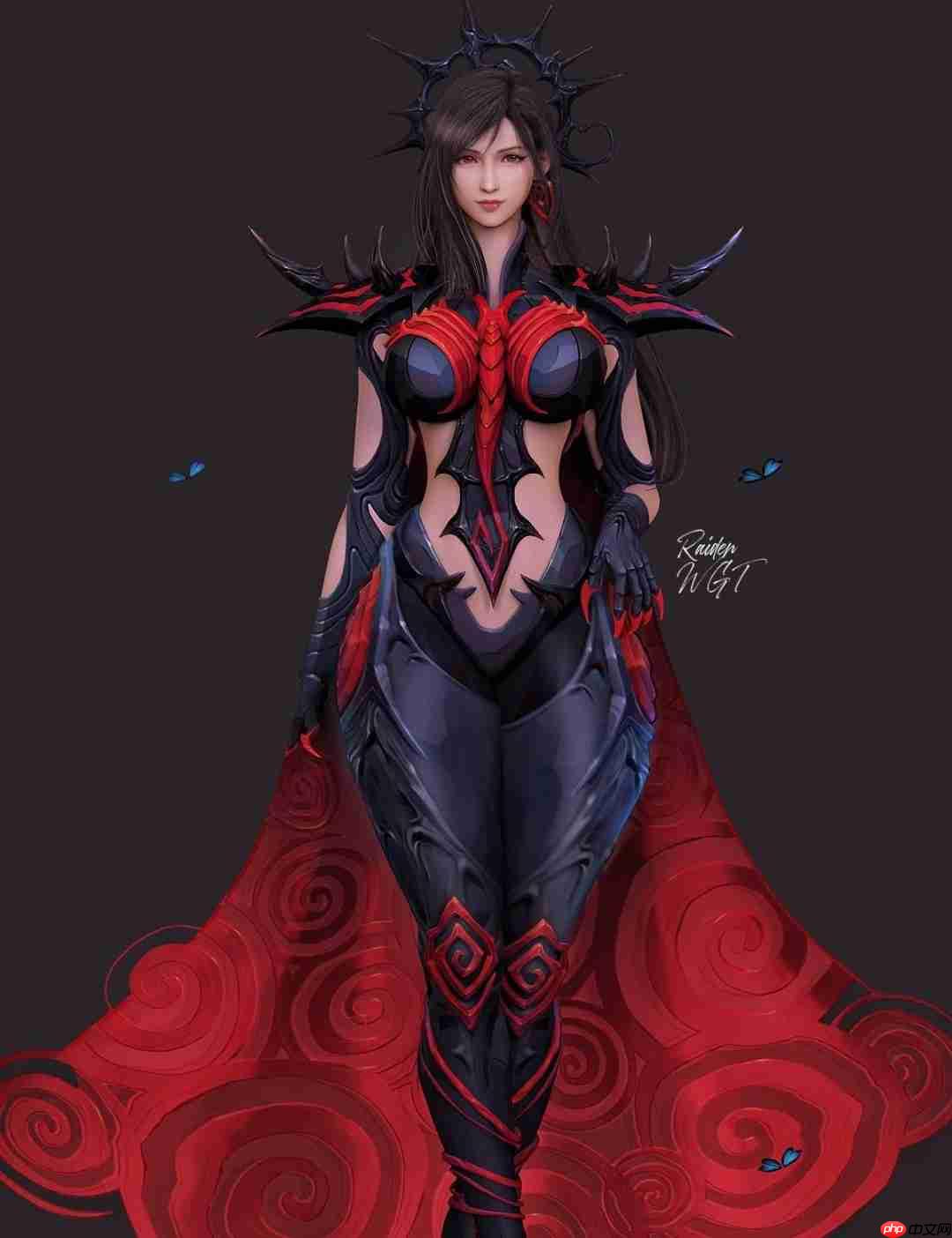 《最终幻想7》蒂法新3D美图：穿上新服装 身材更出色