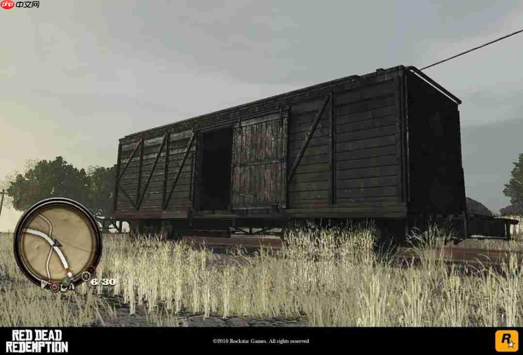 前R星员工公开《荒野大镖客：救赎》早期开发画面截图