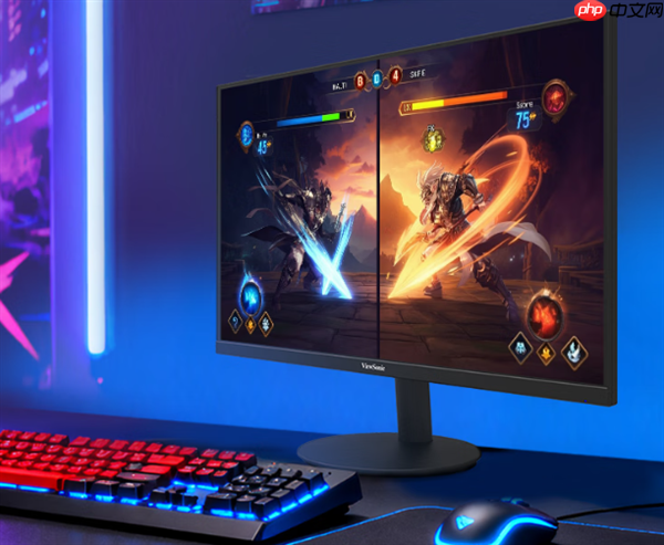 优派新款24寸IPS显示器上市：FHD 220Hz屏仅499元