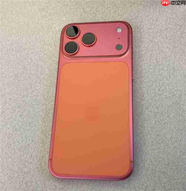 iPhone 17 Pro机身褪色 博主：无法避免